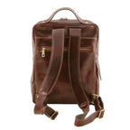 Bangkok - Leather laptop backpack