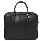 Prato - Elégante serviette pour portable en cuir Saffiano