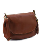 TL Bag - Soft leather shoulder bag with tassel detail