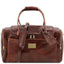 TL Voyager - Travel leather bag with side pockets