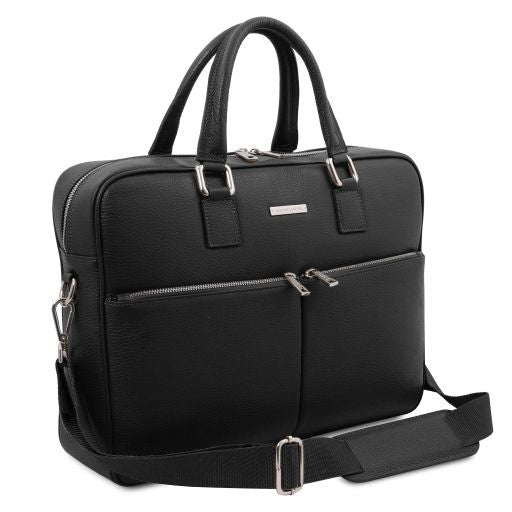 Treviso - Leather laptop briefcase Secondary image