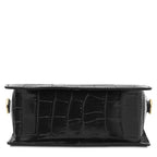 Croque - Croc print leather handbag