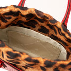 Croque - Croc print leather handbag