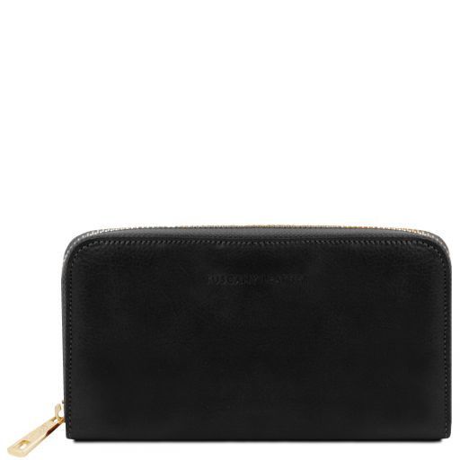 Exclusive zip around leather wallet Main image