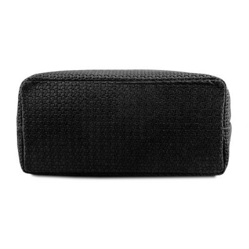 TL KeyLuck - Sac shopping en cuir imprimé tressé