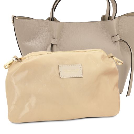 Legame - Sac shopping en cuir - Grand modèle