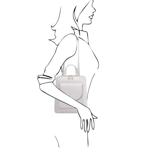 TL Bag - Small leather backpack for women