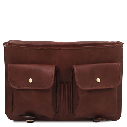 Ancona - Leather messenger bag