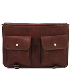 Ancona - Leather messenger bag