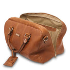 Lisbona - Travel leather duffle bag - Small size