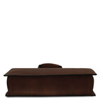 Palermo - Leather briefcase 3 compartments for women