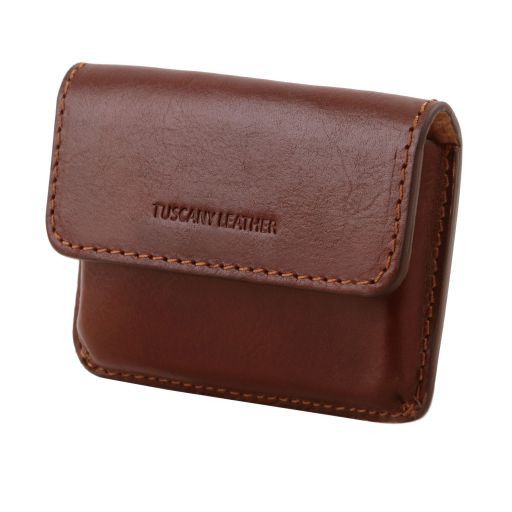 Etui pour cartes de visite en cuir