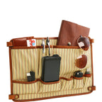 Serviette ordinateur ALESSANDRIA cuir 4 compartiments TL SMART