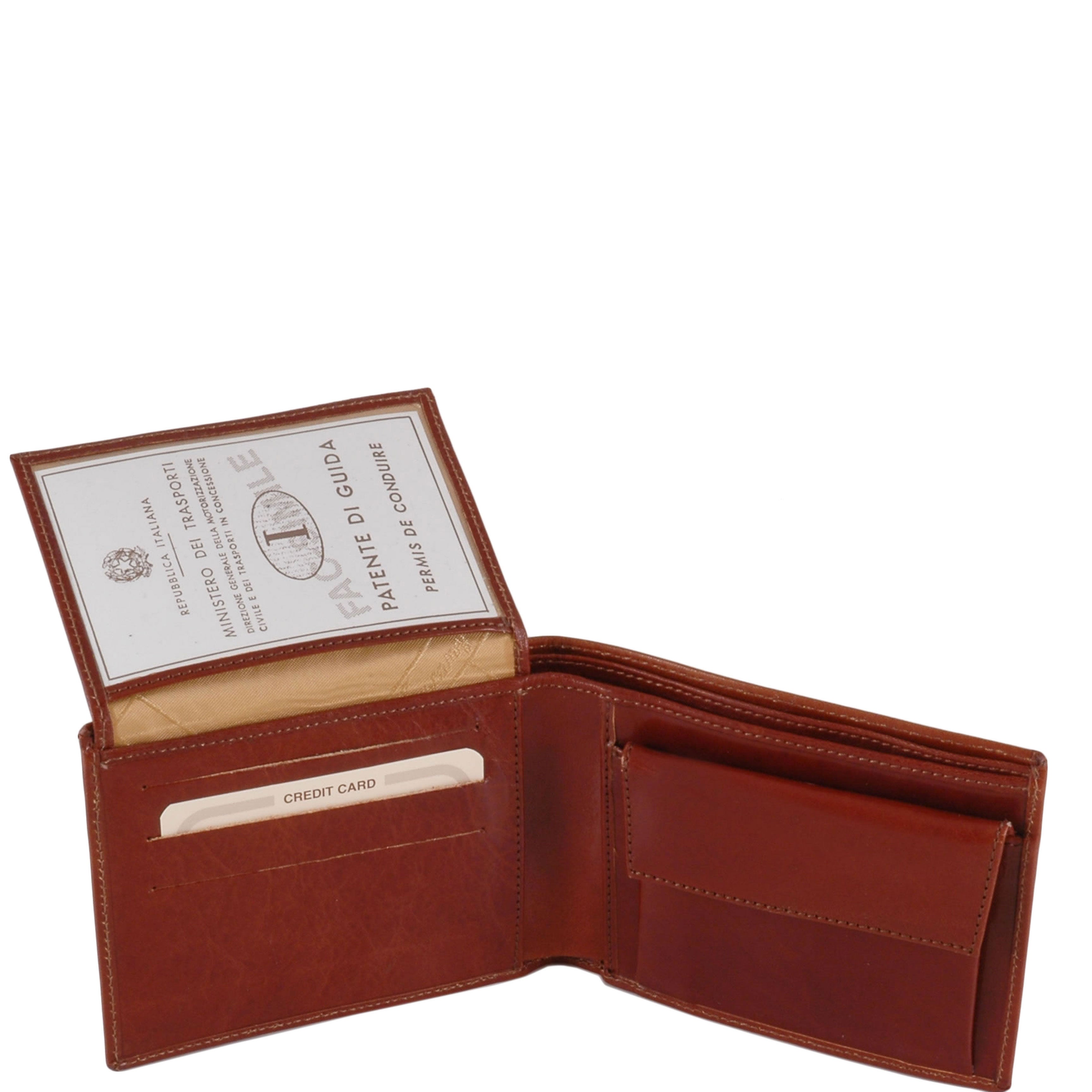 Portefeuille homme TRIPLO en cuir pleine fleur 3 volets Image secondaire du produit