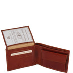 Portefeuille homme TRIPLO en cuir pleine fleur 3 volets